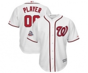 Men's Washington Nationals Customized White 2018 All-Star Game Cool Base Custom Baseball Baseball Jersey