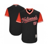 Men's Washington Nationals customzied Navy 2017 Little League World Series Players Weekend Jersey