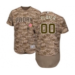 Men's San Diego Padres Customized Camo Alternate Flex Base Custom Baseball Baseball Jersey