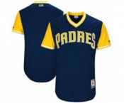 Men's San Diego Padres Customized Navy 2017 Little League World Series Players Weekend Jersey