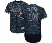 Men's San Diego Padres Customized Navy Camo Alternate Flex Base Custom Baseball Baseball Jersey