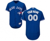 Men's Toronto Blue Jays Customized Alternate Royal Flex Base Custom Baseball Baseball Jersey