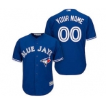 Men's Toronto Blue Jays Customized Royal Cool Base Custom Baseball Baseball Jersey