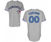 Toronto Blue Jays Personalized custom grey Jersey