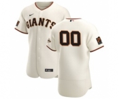 Men's San Francisco Giants 2020 Home Custom Flexbase Patch Jersey - Cream