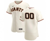 Men's San Francisco Giants Custom Cream Home 2020 Authentic Player Baseball Jersey