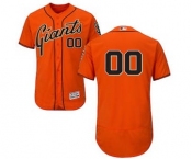 Men's San Francisco Giants Customized Alternate Orange Flex Base Custom Baseball Baseball Jersey