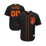 Men's San Francisco Giants Customized Black Alternate 2017 Cool Base Custom Baseball Baseball Jersey