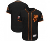 Men's San Francisco Giants Customized Majestic Black 2018 Spring Training Flex Base Team Jersey