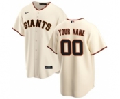 Men's San Francisco Giants Home 2020 Baseball Custom Cool Base Jersey - Cream