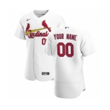 Men's St. Louis Cardinals 2020 Home Custom Flexbase Jersey - White