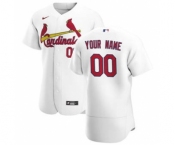 Men's St. Louis Cardinals Custom White Home 2020 Authentic Player Baseball Jersey