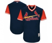 Men's St. Louis Cardinals Customized Navy 2017 Little League World Series Players Weekend Jersey