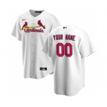 Men's St. Louis Cardinals Home 2020 Baseball Custom Cool Base Jersey - White