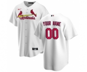 Men's St. Louis Cardinals Home 2020 Baseball Custom Cool Base Jersey - White