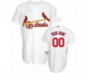 St. Louis Cardinals Personalized Custom White Baseball Jersey