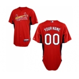 St. Louis Cardinals Personalized Custom red Baseball Jersey