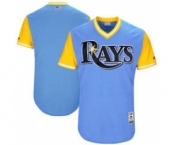 Men's Tampa Bay Rays customized Light Blue 2017 Little League World Series Players Weekend Jersey