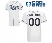 Tampa Bay Rays Personalized Custom White Baseball Jersey