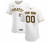 Men's Pittsburgh Pirates Custom White Home 2020 Authentic Player Baseball Jersey