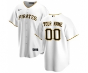 Men's Pittsburgh Pirates Home 2020 Baseball Custom Cool Base Jersey - White