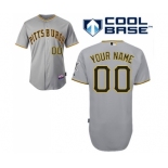 Pittsburgh Pirates Personalized custom grey Jersey