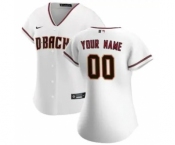 Women's Arizona Diamondbacks 2020 Home Replica Custom Jersey - White