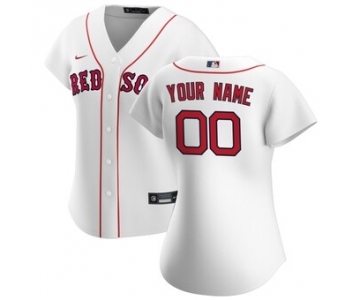 Women's Boston Red Sox 2020 Home Replica Custom Jersey - White