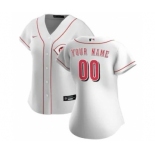 Women's Cincinnati Reds 2020 Home Replica Custom Jersey - White