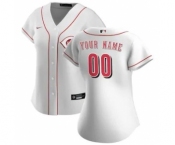 Women's Cincinnati Reds 2020 Home Replica Custom Jersey - White