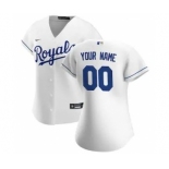 Women's Kansas City Royals 2020 Home Replica Custom Jersey - White