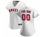 Women's Los Angeles Angels 2020 Home Replica Custom Jersey - White