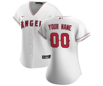 Women's Los Angeles Angels 2020 Home Replica Custom Jersey - White