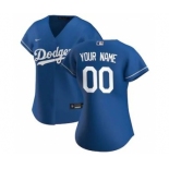 Women's Los Angeles Dodgers 2020 Alternate Replica Custom Jersey - Royal