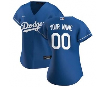 Women's Los Angeles Dodgers 2020 Alternate Replica Custom Jersey - Royal