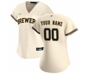 Women's Milwaukee Brewers 2020 Home Replica Custom Jersey - Cream