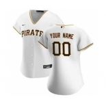 Women's Pittsburgh Pirates 2020 Home Replica Custom Jersey - White