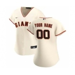 Women's San Francisco Giants 2020 Home Replica Custom Jersey - Cream