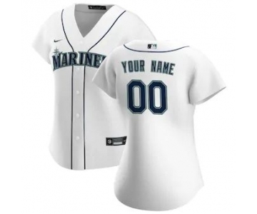 Women's Seattle Mariners 2020 Home Replica Custom Jersey - White