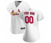 Women's St. Louis Cardinals 2020 Home Replica Custom Jersey - White