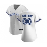 Women's Toronto Blue Jays 2020 Home Replica Custom Jersey - White