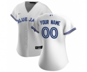 Women's Toronto Blue Jays 2020 Home Replica Custom Jersey - White