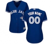 Women's Toronto Blue Jays Customized Royal Alternate Cool Base Custom Jersey