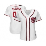 Women's Washington Nationals Customized White 2018 All-Star Game Home Cool Base Custom Jersey