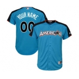 Youth American League Blue 2017 Baseball All-Star Game Personalized Home Run Derby Jersey