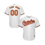 Youth Baltimore Orioles White Home Custom Cool Base Baseball Baseball Jersey