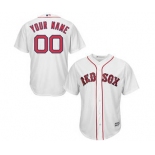 Youth Boston Red Sox White Custom Cool Base Baseball Baseball Jersey