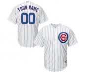 Youth Chicago Cubs White Home Custom Cool Base Baseball Baseball Jersey