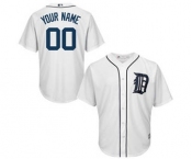 Youth Detroit Tigers White Custom Cool Base Baseball Baseball Jersey