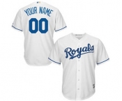 Youth Kansas City Royals White Home Custom Cool Base Baseball Baseball Jersey